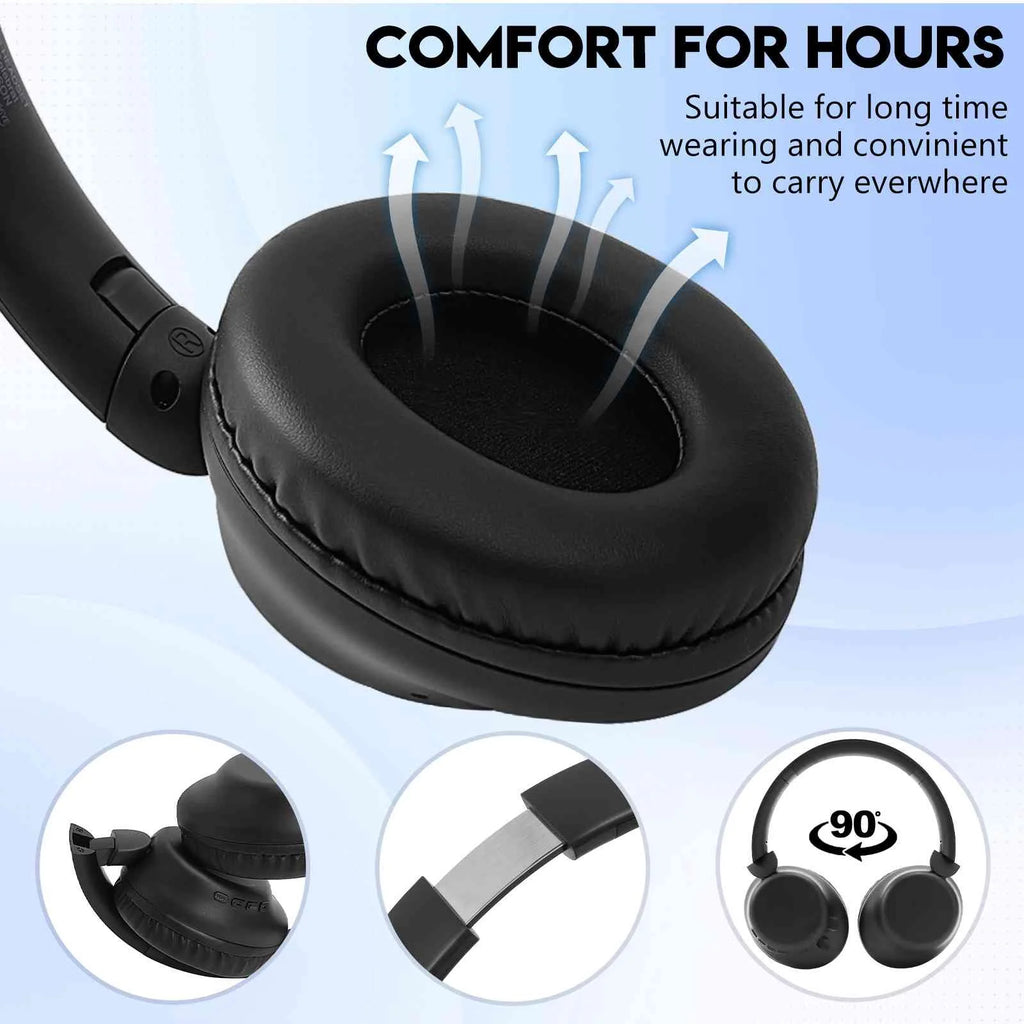 Wireless Bluetooth Over The Ear Headphones with Mic E290