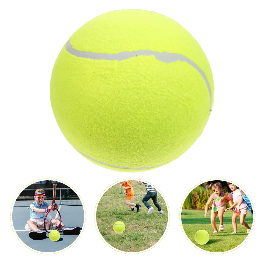 Yellow Inflatable Flannel Tennis Ball D117