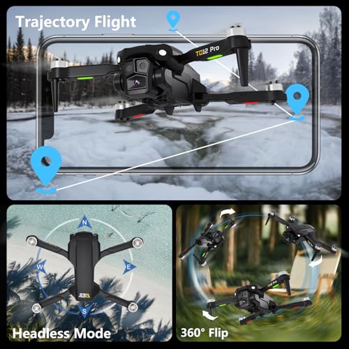 4K HD Camera Foldable Drone with Carrying Case C512
