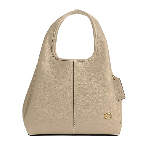 Polished Pebble Leather Lana Shoulder Bag 23 N571140
