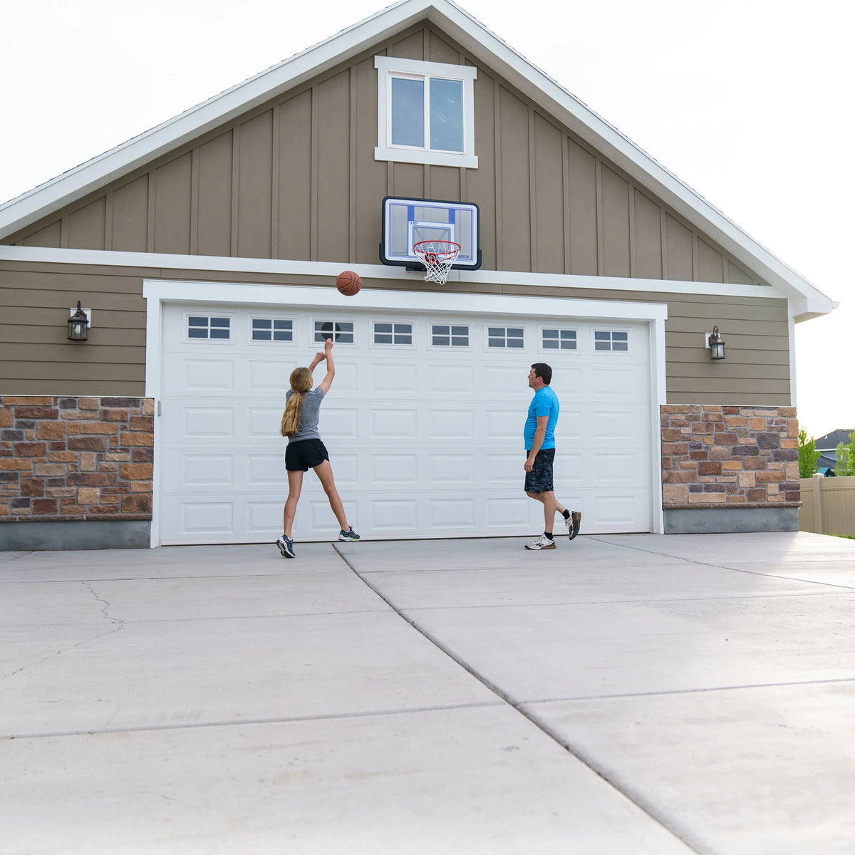 Basketball Backboard and Rim Combo 44 inch Polycarbonate K24310