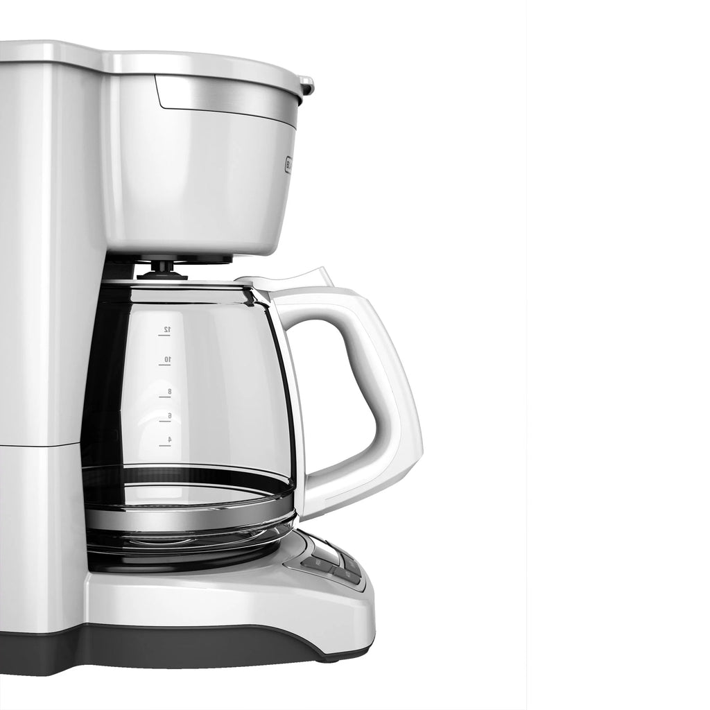 White 12-Cup Programmable Coffeemaker D52685