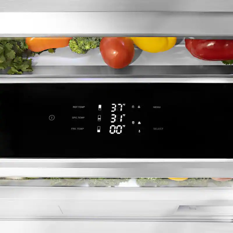 30 in. Bottom Freezer Refrigerator with Ice and Water Dispenser L877