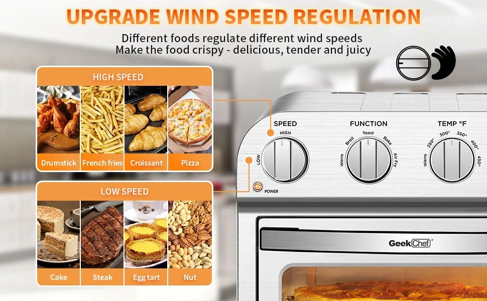 10.6QT Air Fryer Oven Combo G254