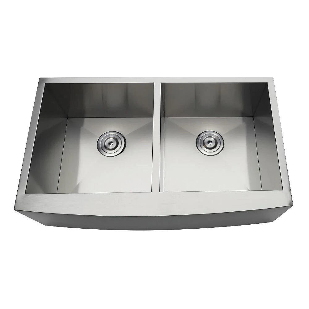 33 In. Stainless Steel Double Farmhouse Kitchen Sink I336868
