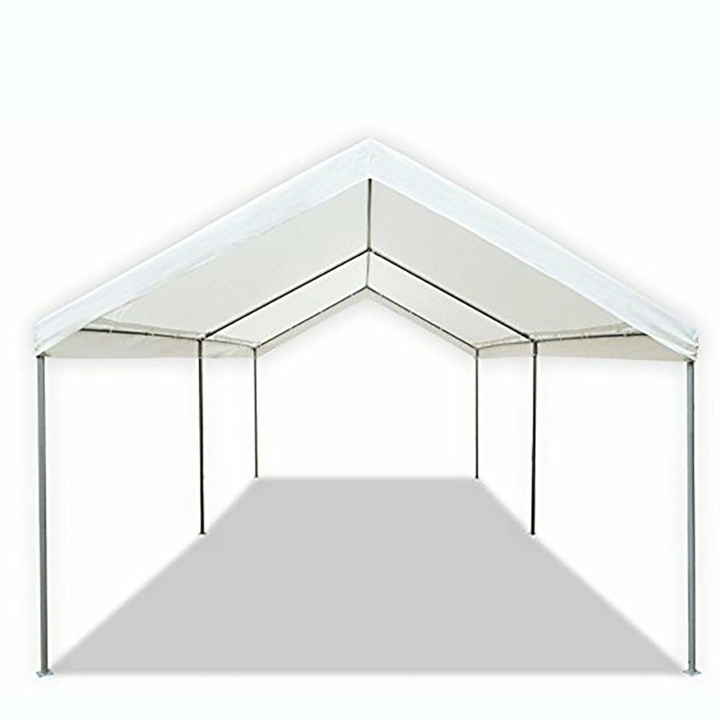Heavy Duty 10 x 20 White Canopy Tent Carport S181425