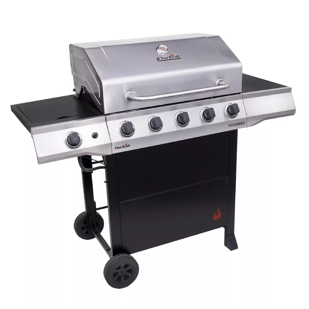 Stainless Steel Black 5-Burner Gas Grill B559