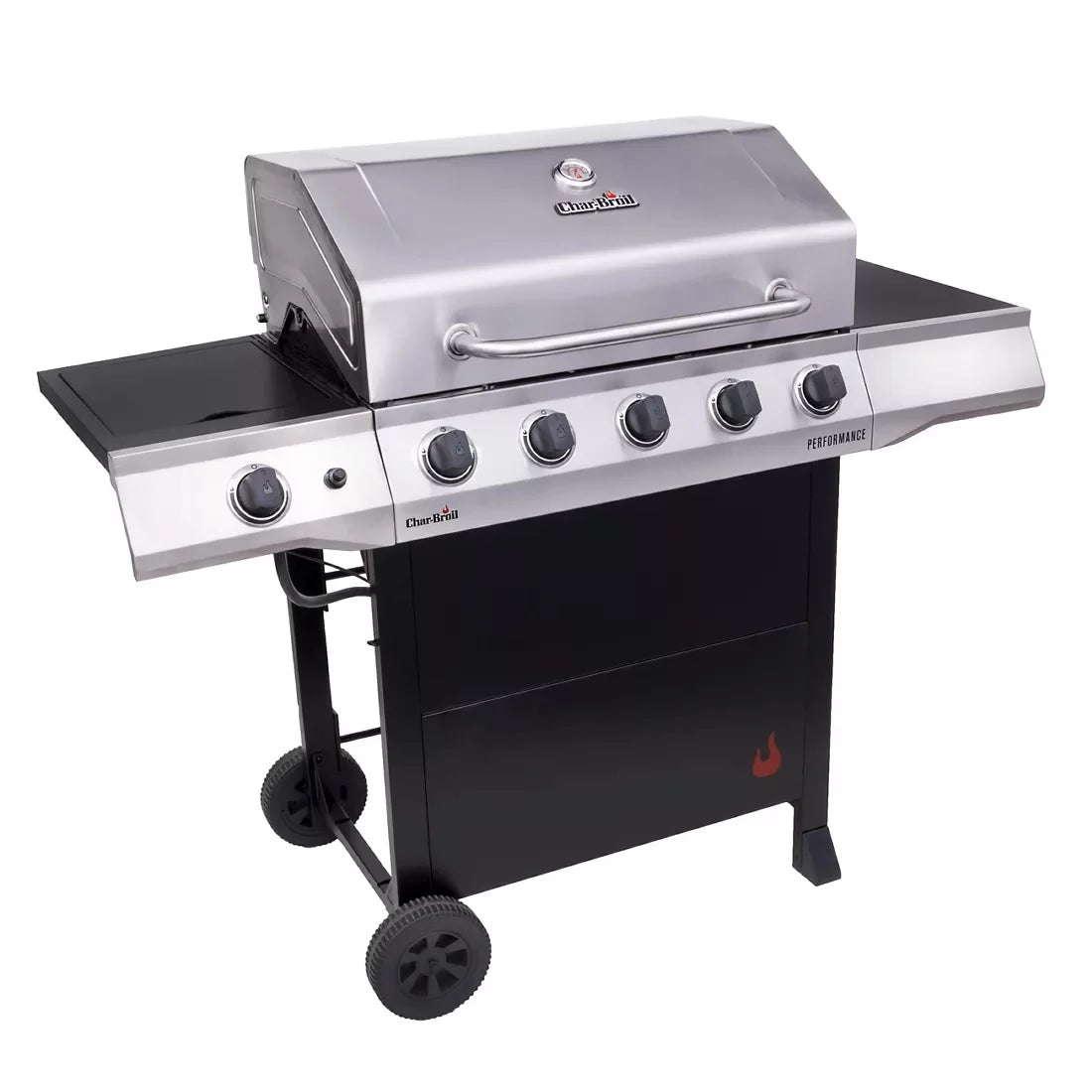 Stainless Steel Black 5-Burner Gas Grill B559