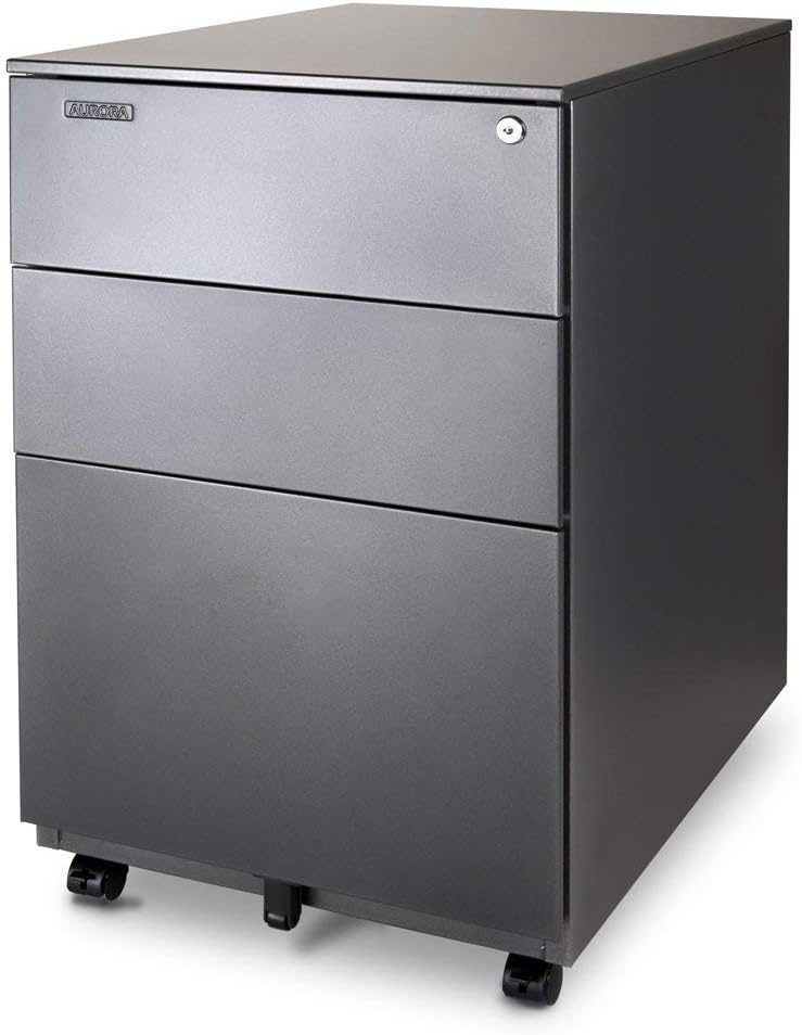 White 3 Drawer Metal File Cabinet with Lock O317