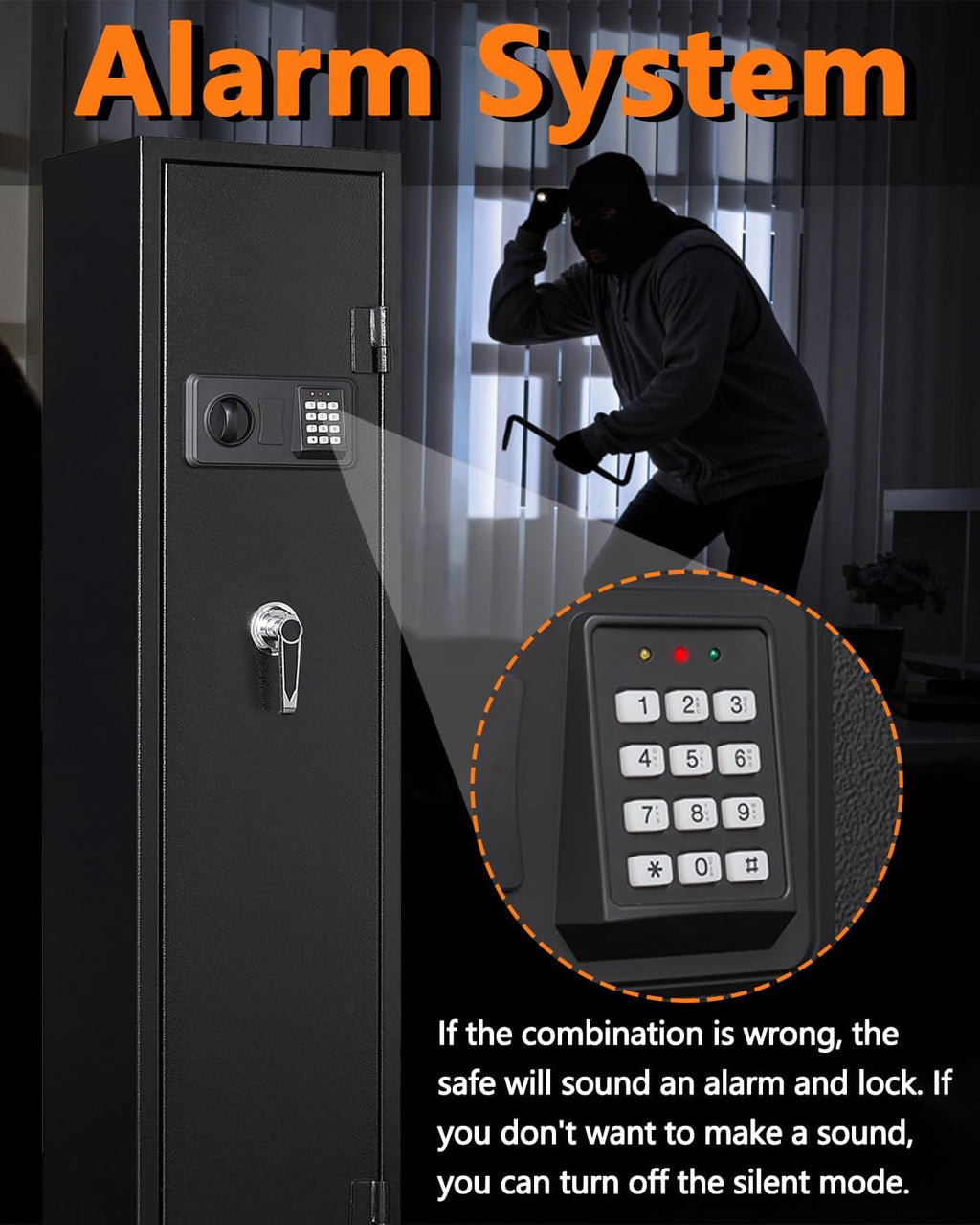 Gun Safe with Adjustable Dividers & Racks O4679