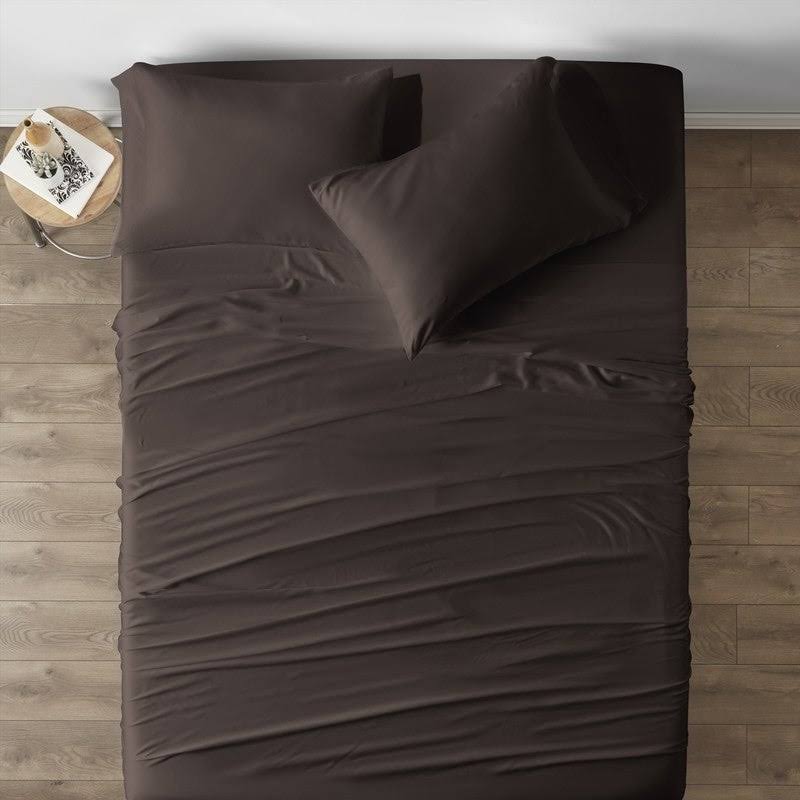 Rayon from Bamboo 4-Piece Bed Sheet Set Full Navy K788468