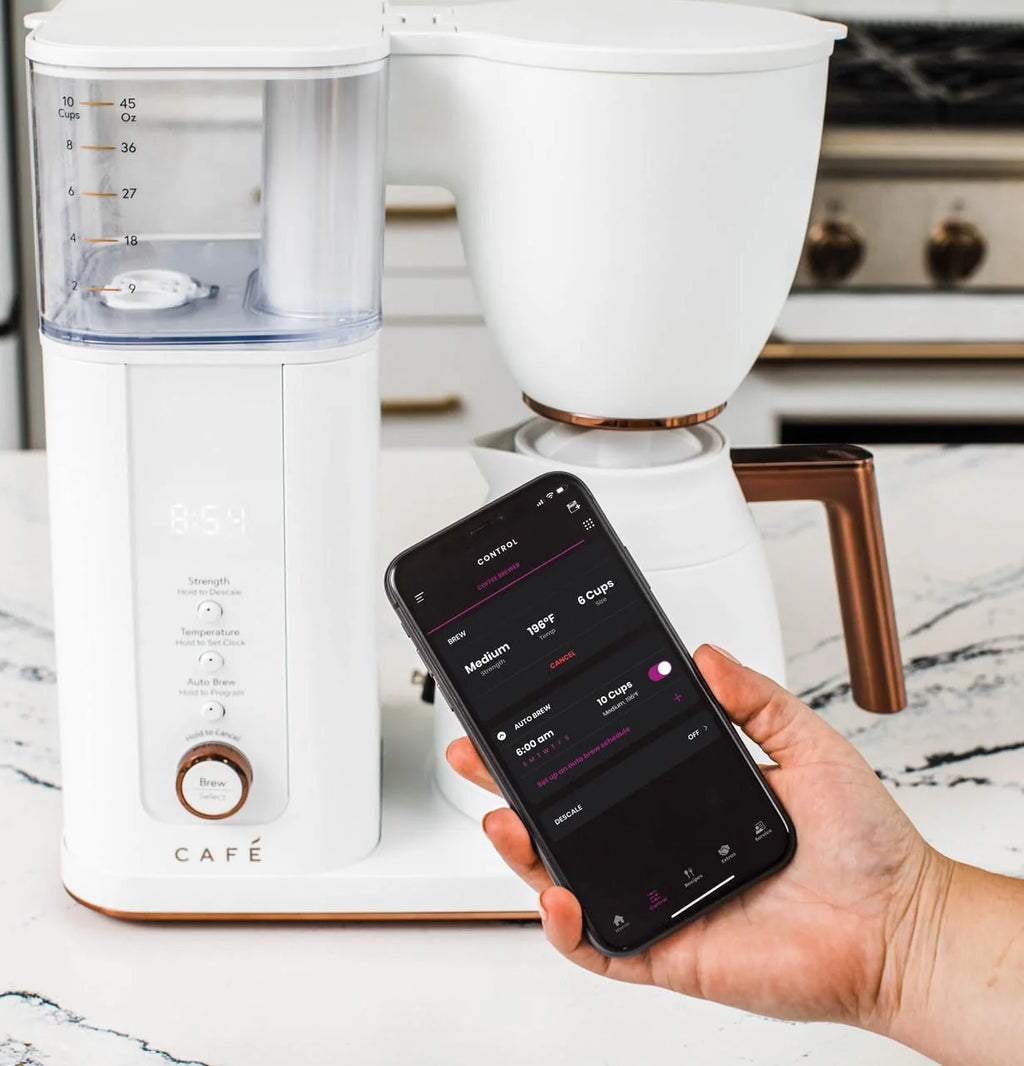 10-Cup WiFi Coffee Maker Matte White I78010