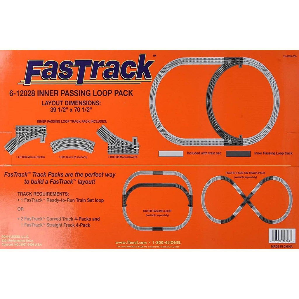 O FasTrack Inner Passing Loop Add-On Track Pack M2835