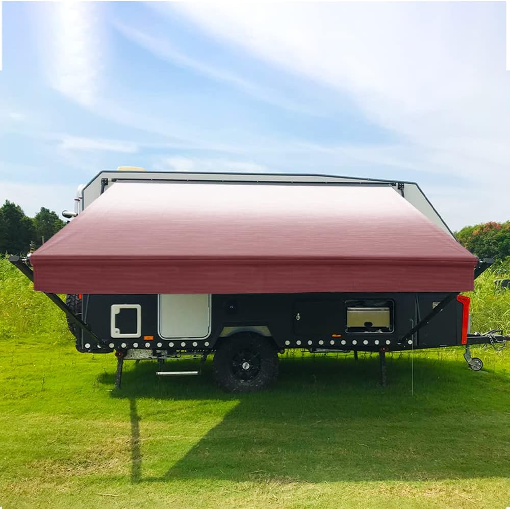 18 Feet Black Vinyl RV Awning Replacement C101