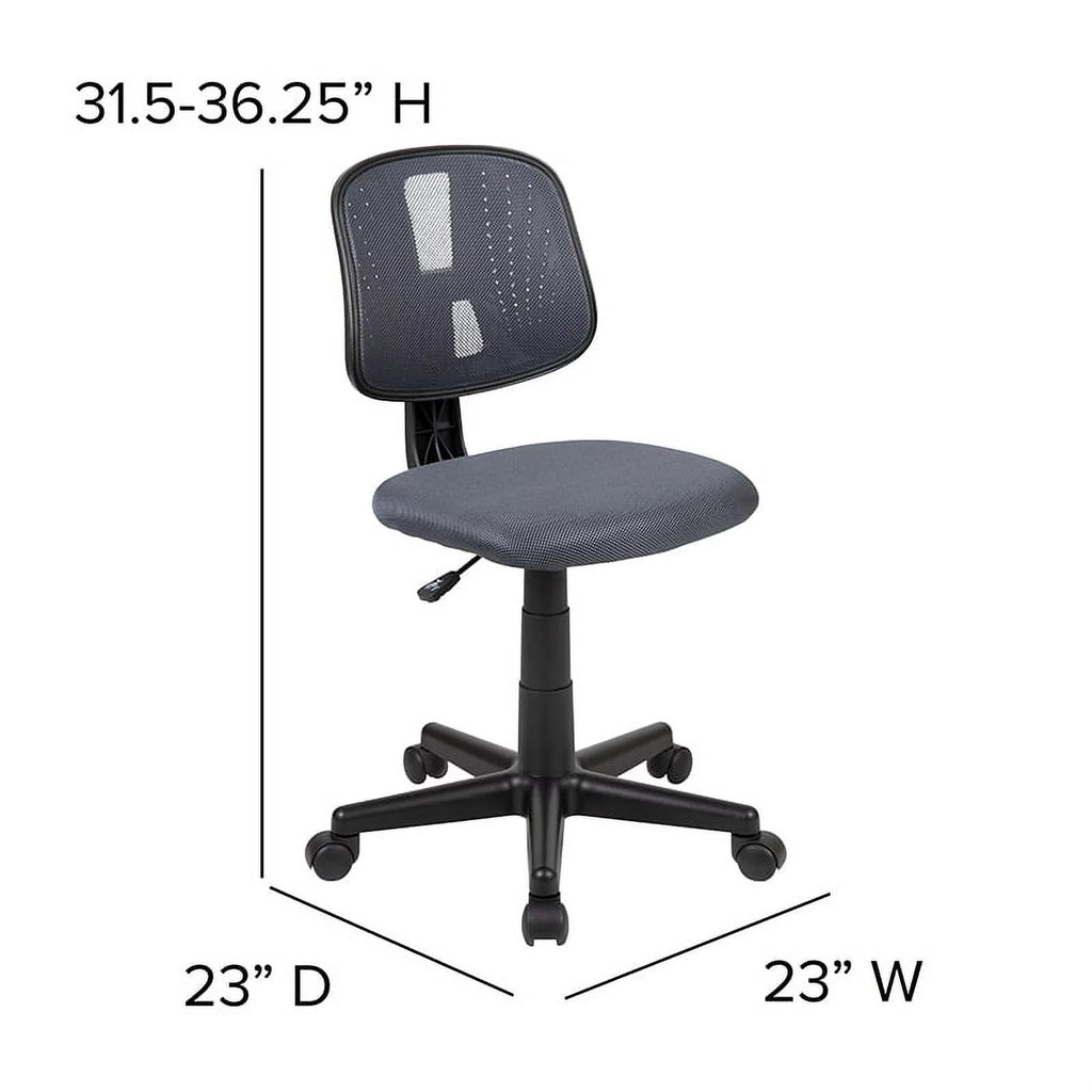 Gray Mesh Swivel Task Office Chair J117898