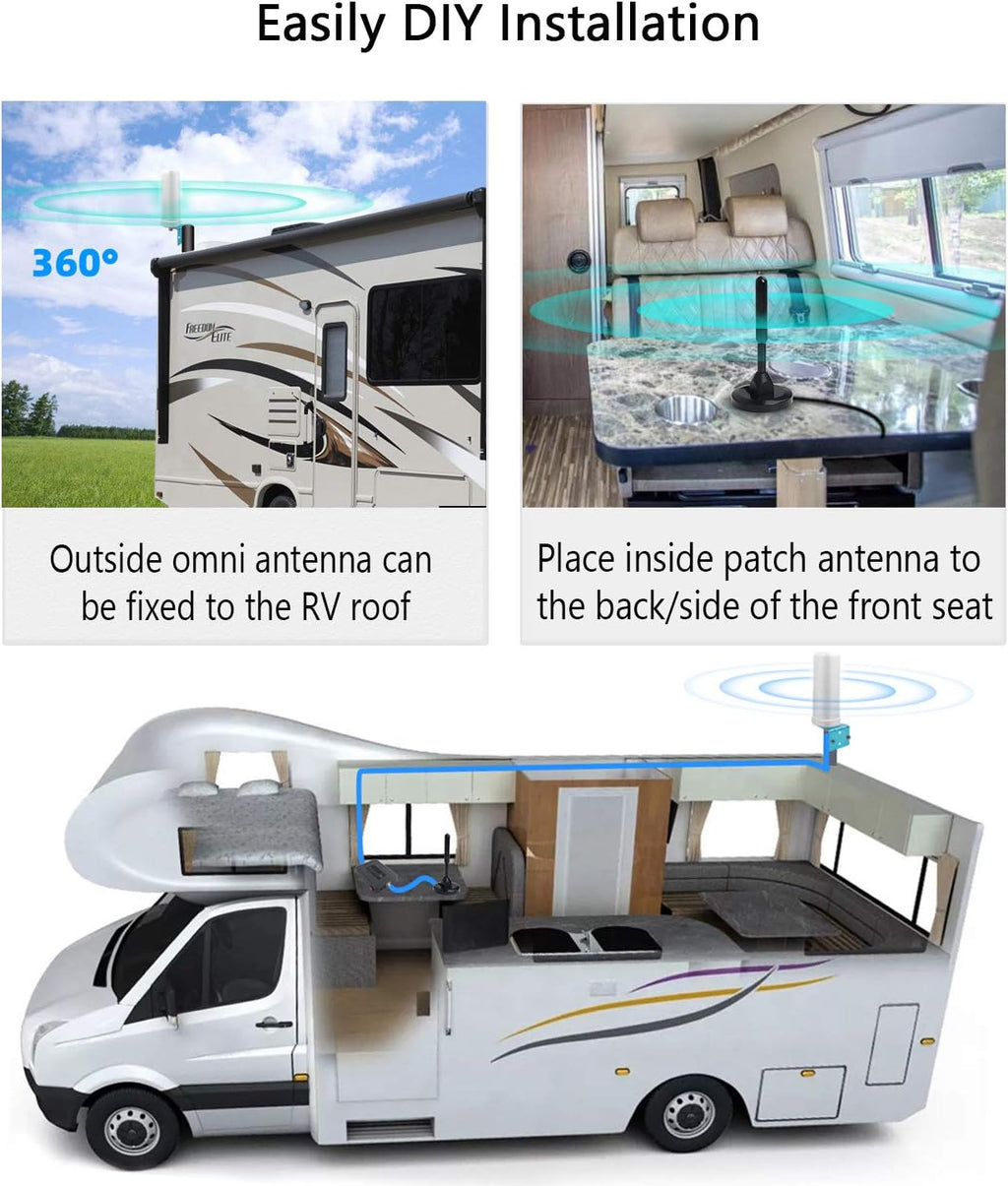 5 Band Cellular Signal Booster for RV M9067