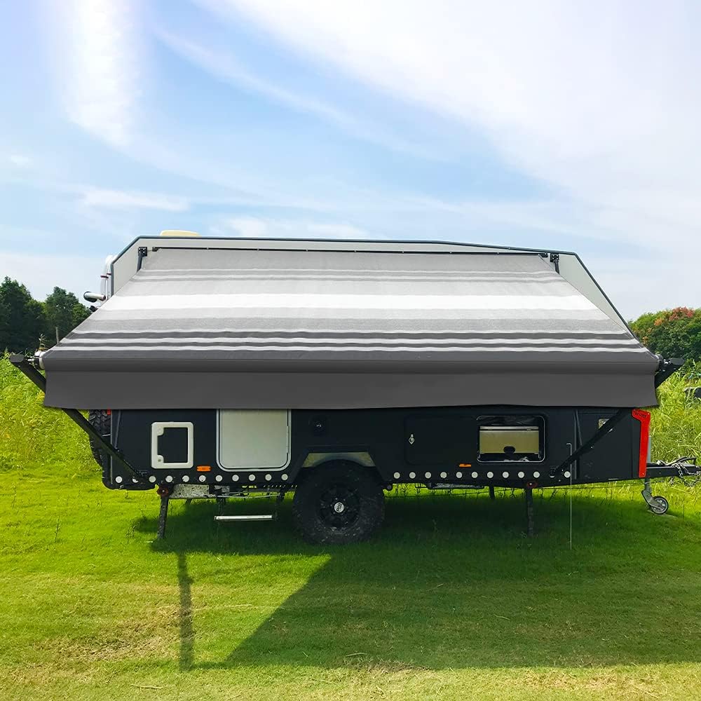18 Feet Black Vinyl RV Awning Replacement C101