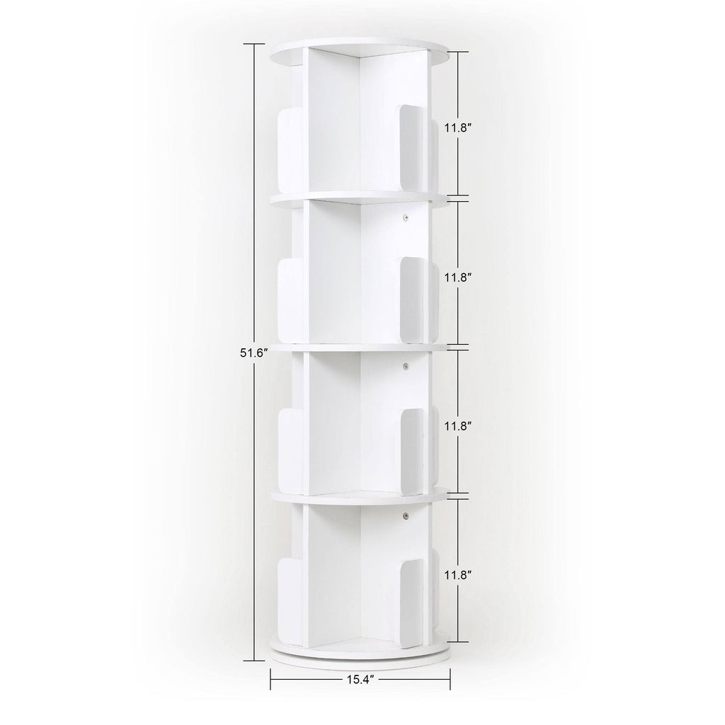 Dark Walnut Rotating Bookshelf W9859