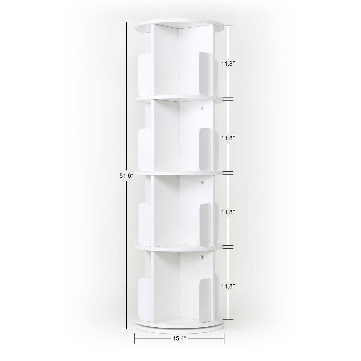 Dark Walnut Rotating Bookshelf W9859