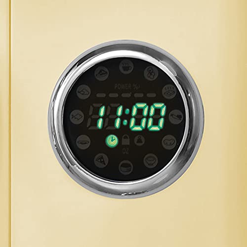 0.9 cu.ft 800-Watt Yellow Countertop Microwave Oven B571