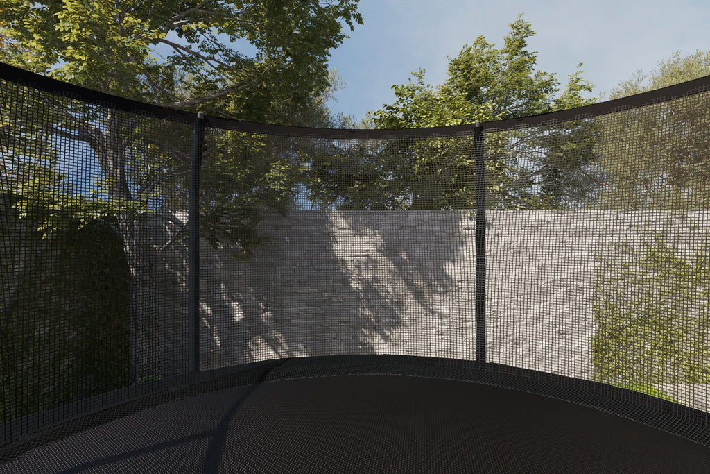 12ft Black Backyard Trampoline X4438