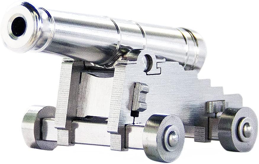 Mini Cannon Stainless Steel Model Pack of 2 W3209