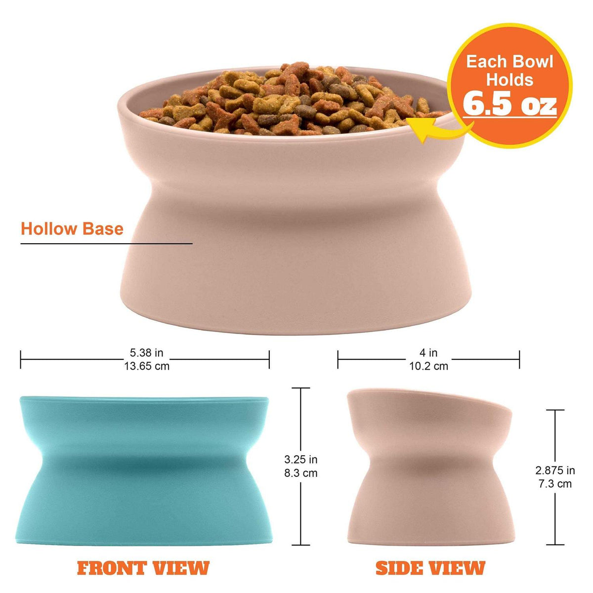 Raised Cat Food Bowl L781682