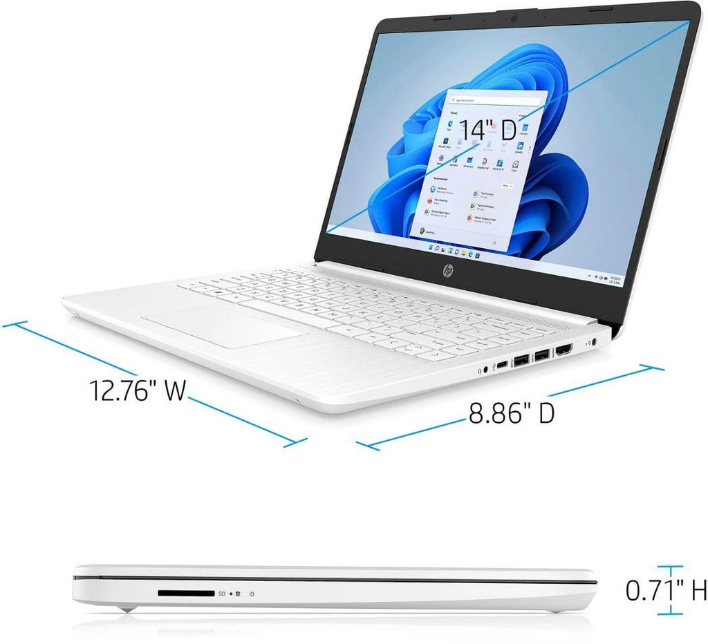 White 14" HD Display Laptop B58405