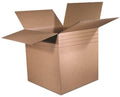 18 inch x 12 inch x 12 inch Multi-Depth Shipping Boxes Brown 25/Bundle D5692