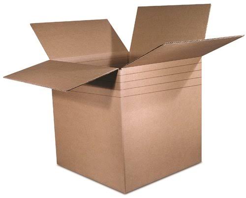 18 inch x 12 inch x 12 inch Multi-Depth Shipping Boxes Brown 25/Bundle D5692