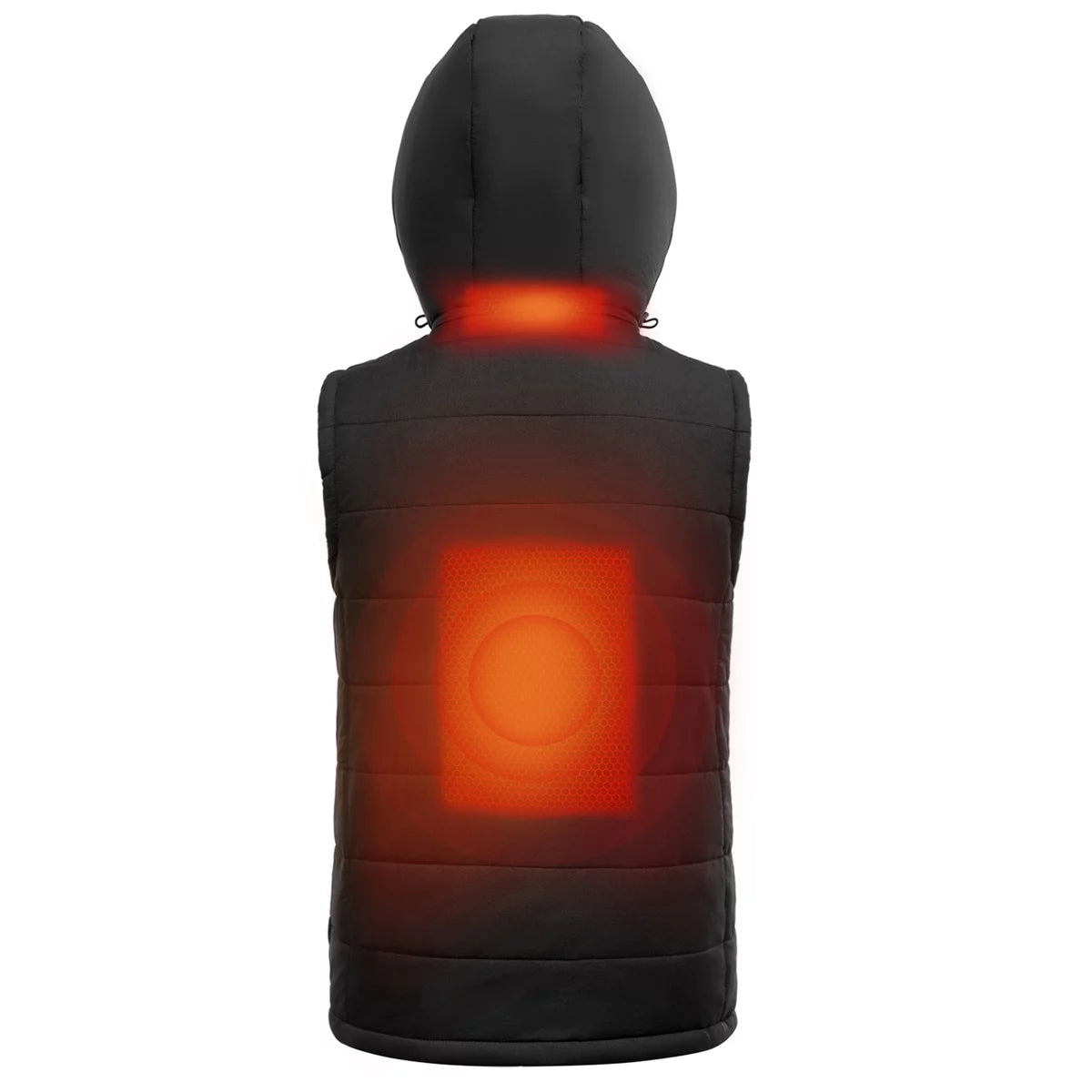 Lightweight Heated Vest with Removable Hood N843
