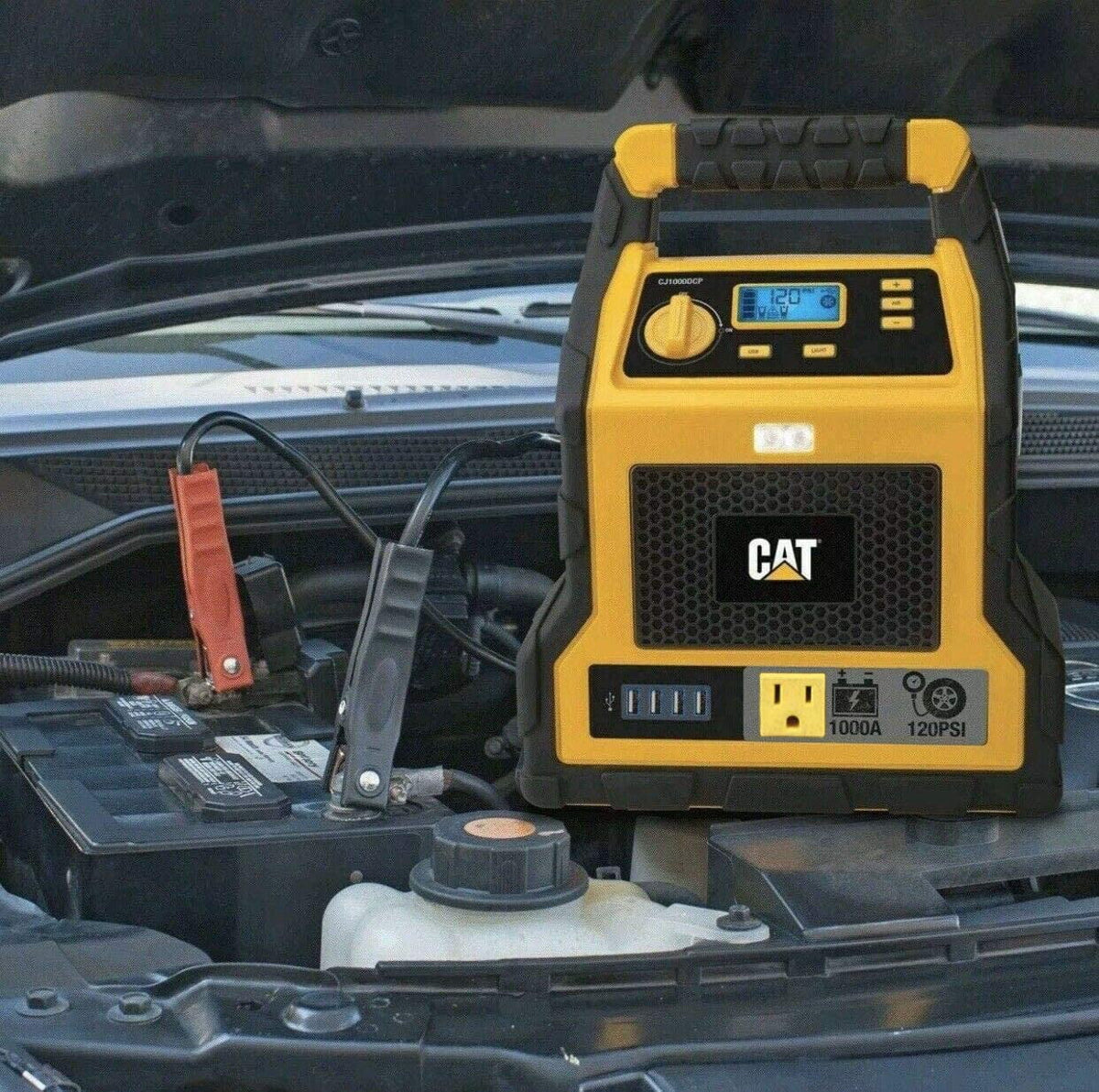1000Amp Power Station with Jump Starter and Compressor T5343