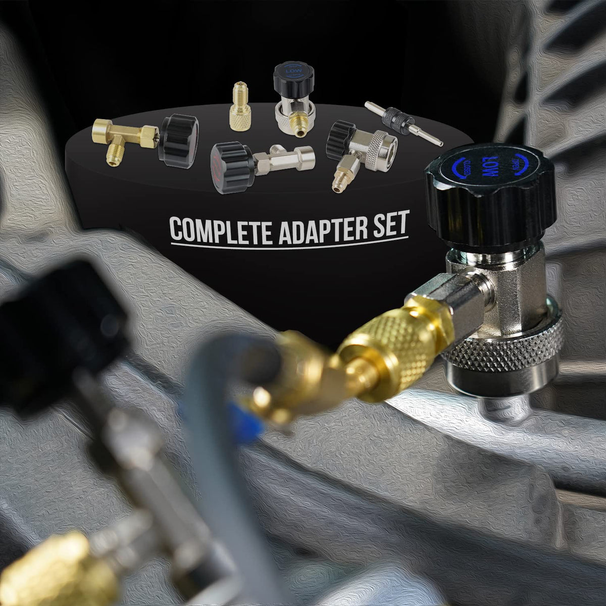 A/C Manifold Gauge Set for R134a R22 R12 R502 C32149