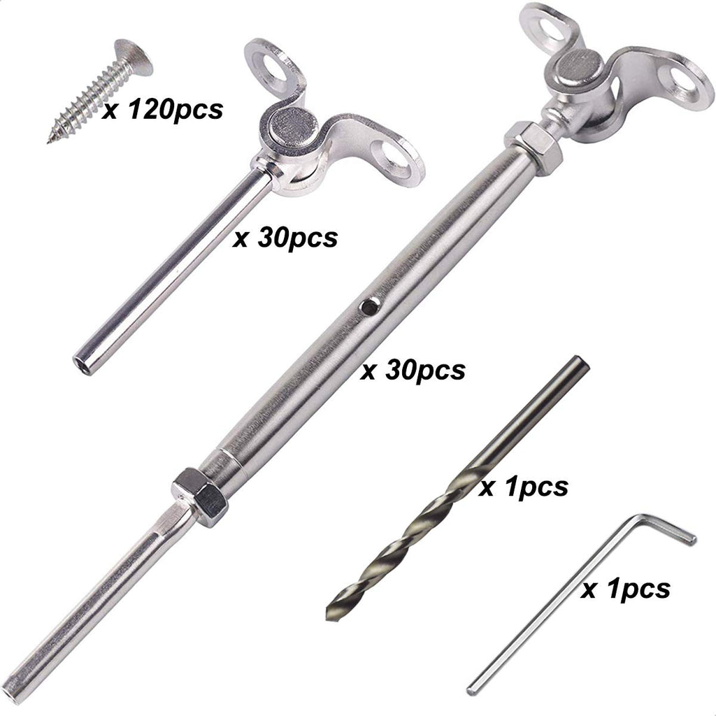 Stainless Steel Cable Railing Hardware Kit E909