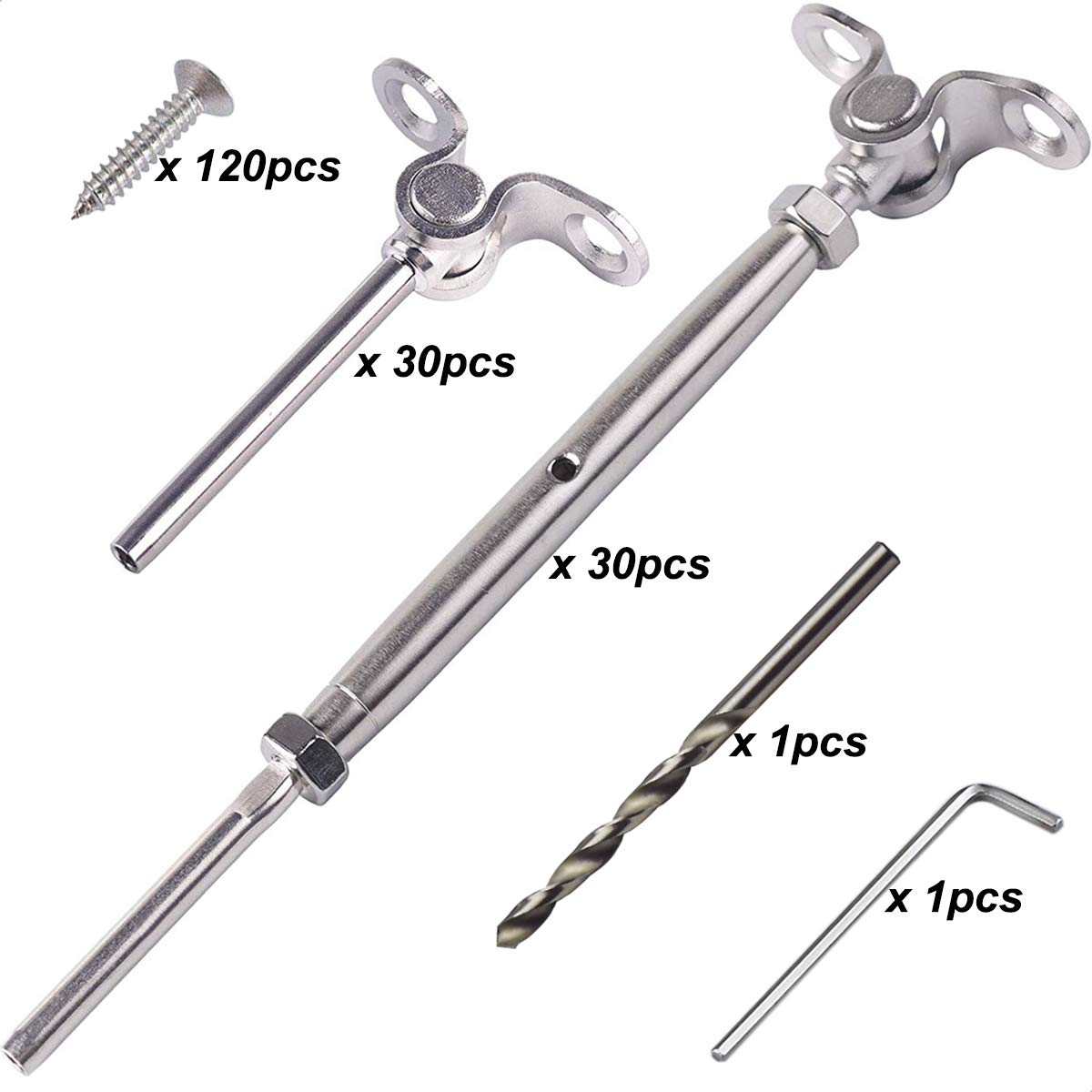 Stainless Steel Cable Railing Hardware Kit E909