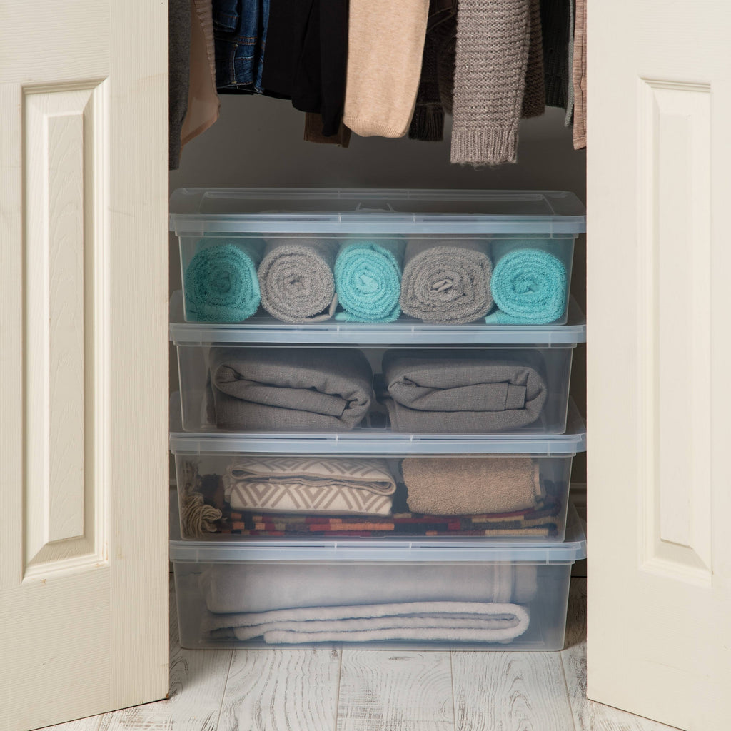 28 Qt Plastic Storage Bin - 10 pack J710004