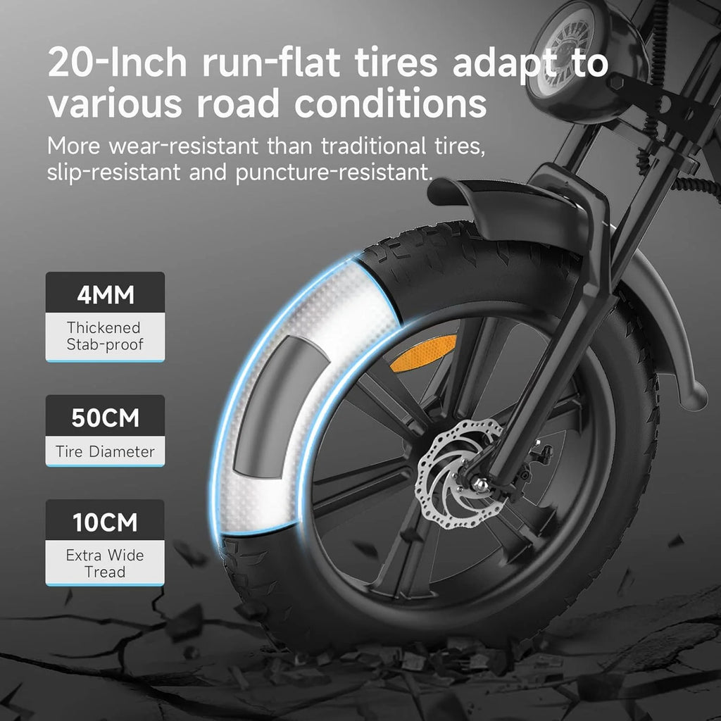 20" Fat Tire Electric Bike with 1500W Motor K18662