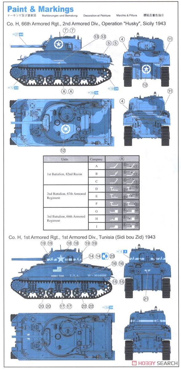 1/35 Scale U.S. M4A1 DV H3393