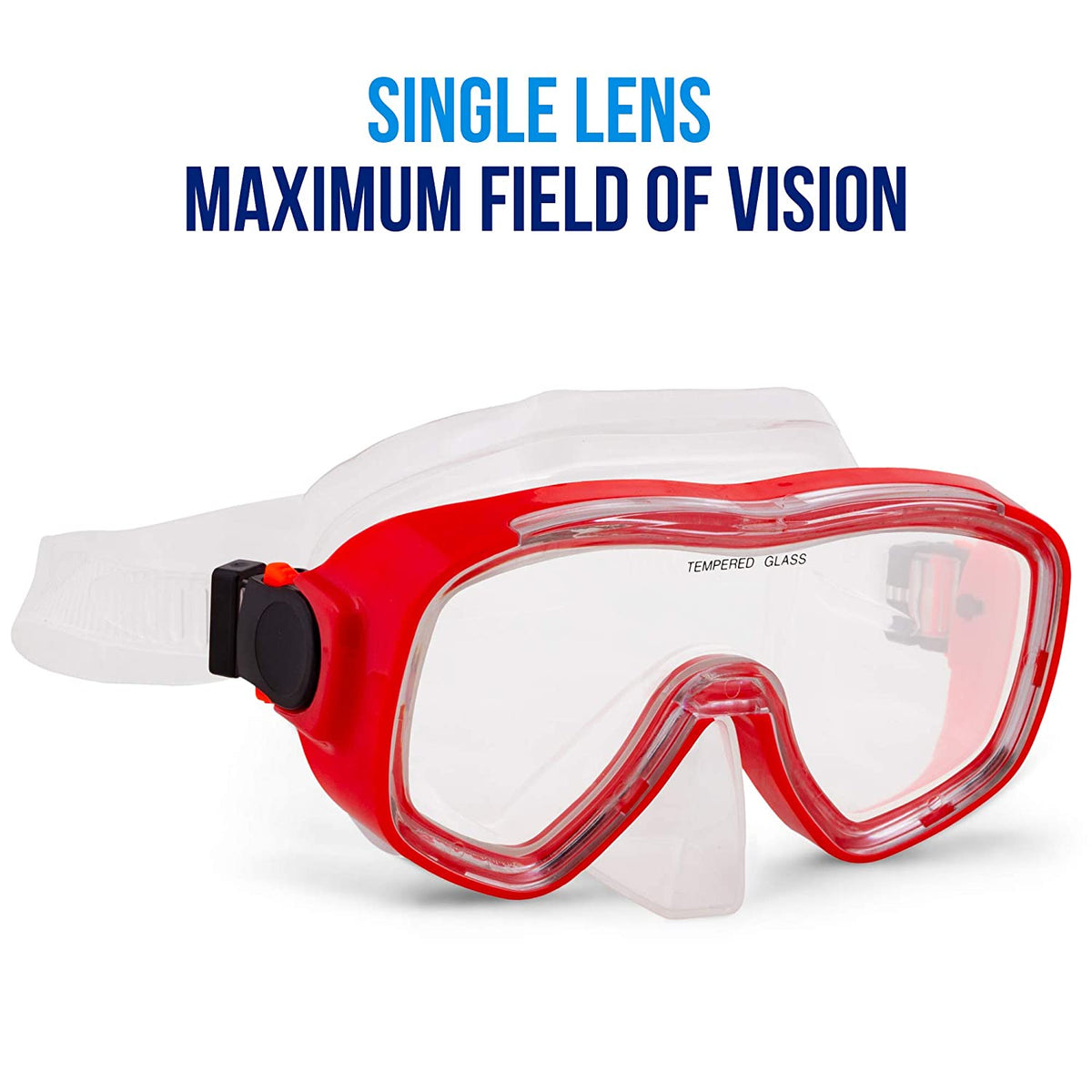 Semi-Dry Diving & Snorkel Set, Coral X106