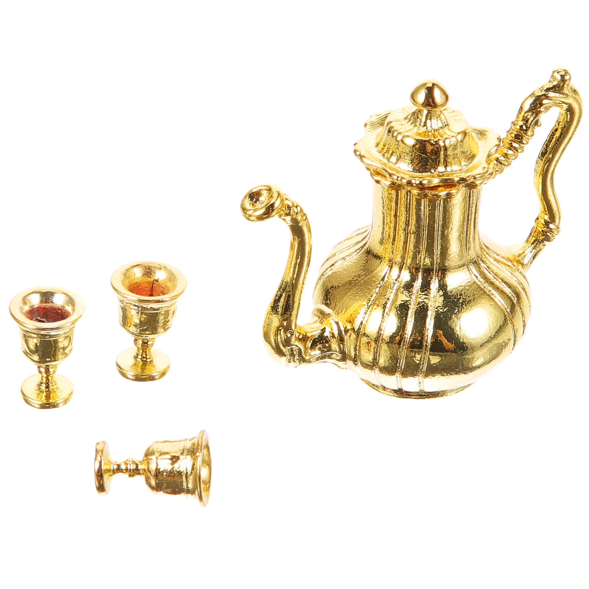 Miniature Metal Flask Kitchen Tea Set Toys J770