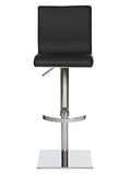 White Swivel Adjustable Height Bar Stool S289809