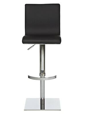 White Swivel Adjustable Height Bar Stool S289809