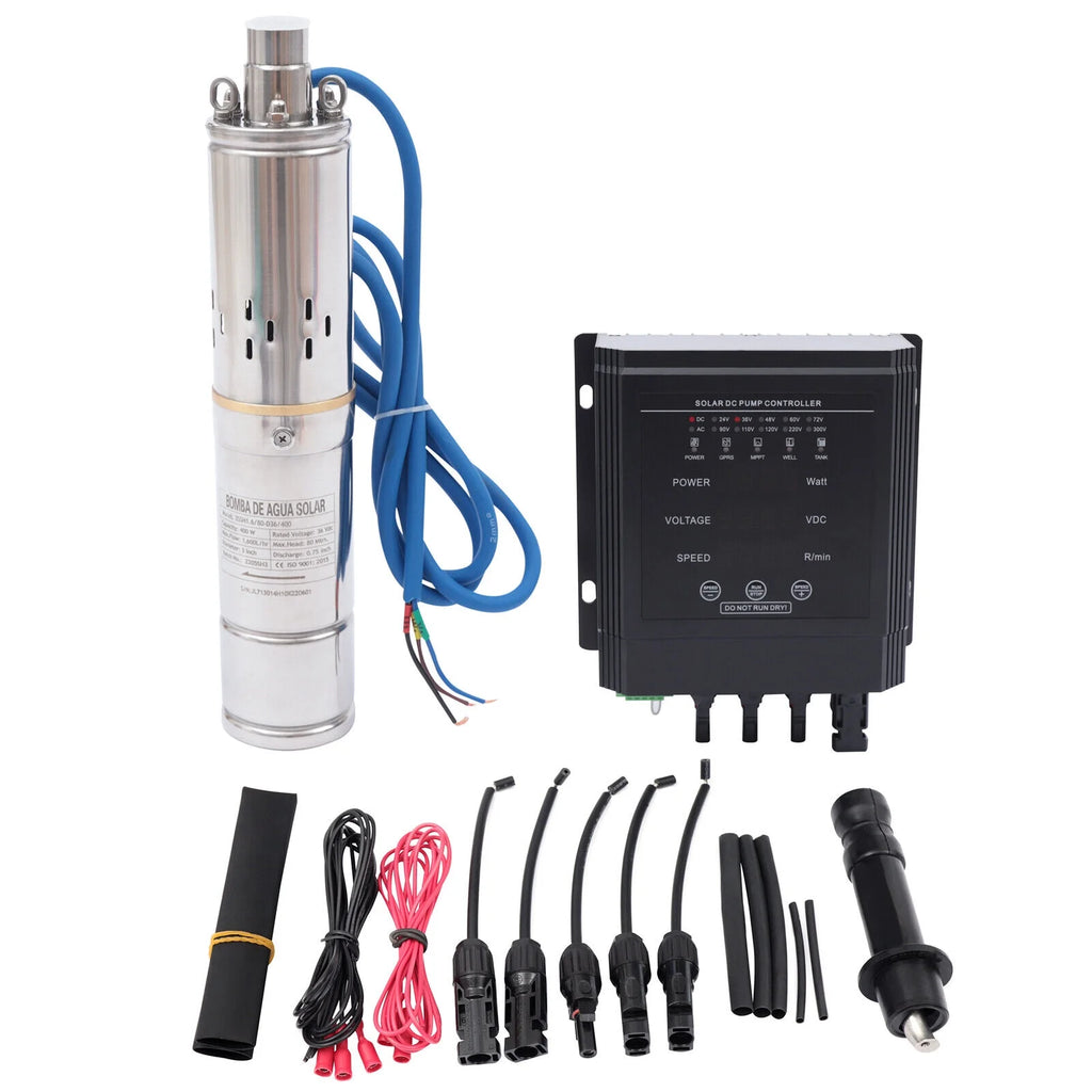 400W 36V DC Solar Submersible Deep Well Pump with MPPT Controller C83239