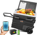 Battery Operated Portable Camping Fridge with Wheels O253530
