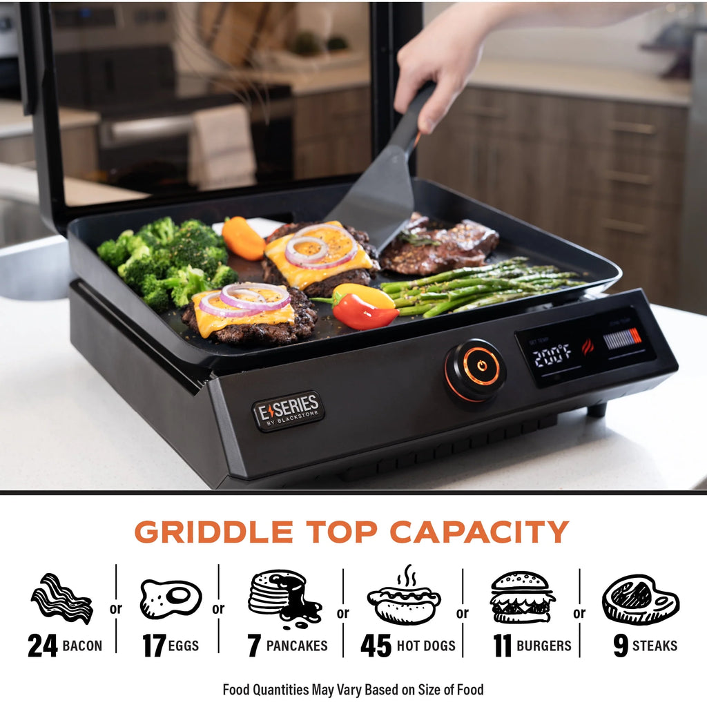 17 Electric Tabletop Griddle with Hood X918