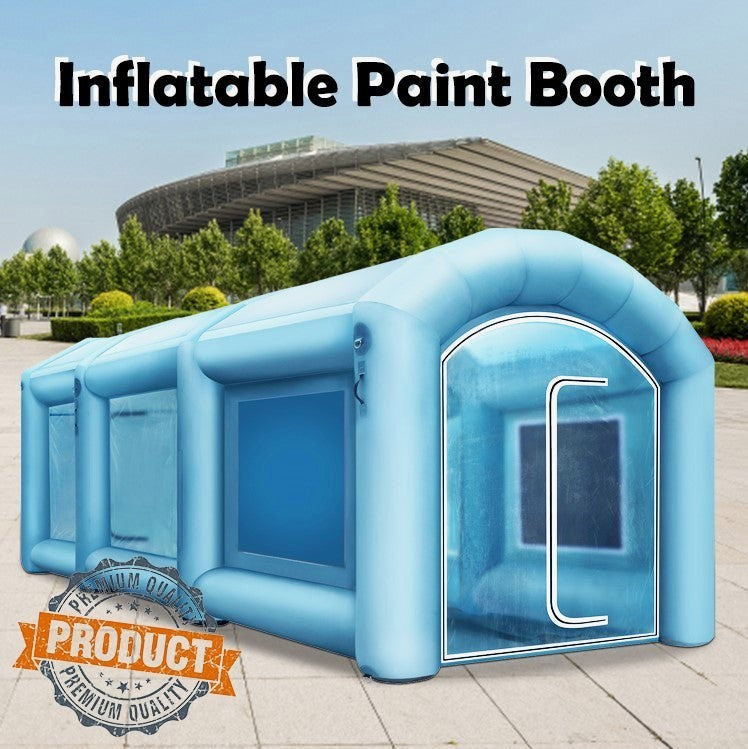 23x13x8ft Inflatable Spray Booth Car Paint Tent B5608