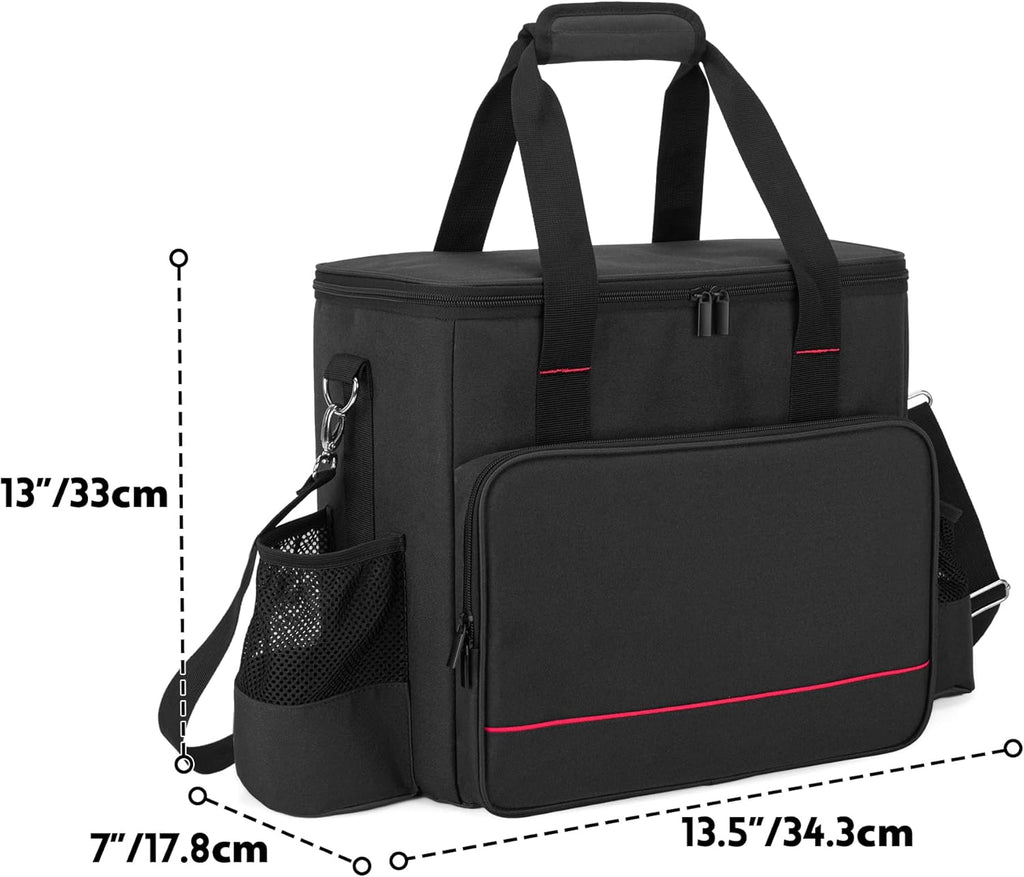 Portable Heater Carry Bag with Pockets and Handles Black R47278