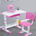 Adjustable Study Desk and Chair Set with Bookstand N128270