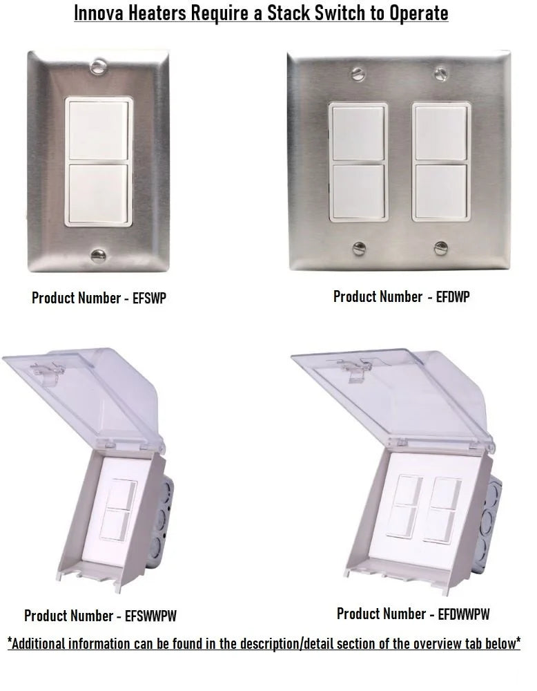 Outdoor Wall Mount Electric Infrared Heater A4708
