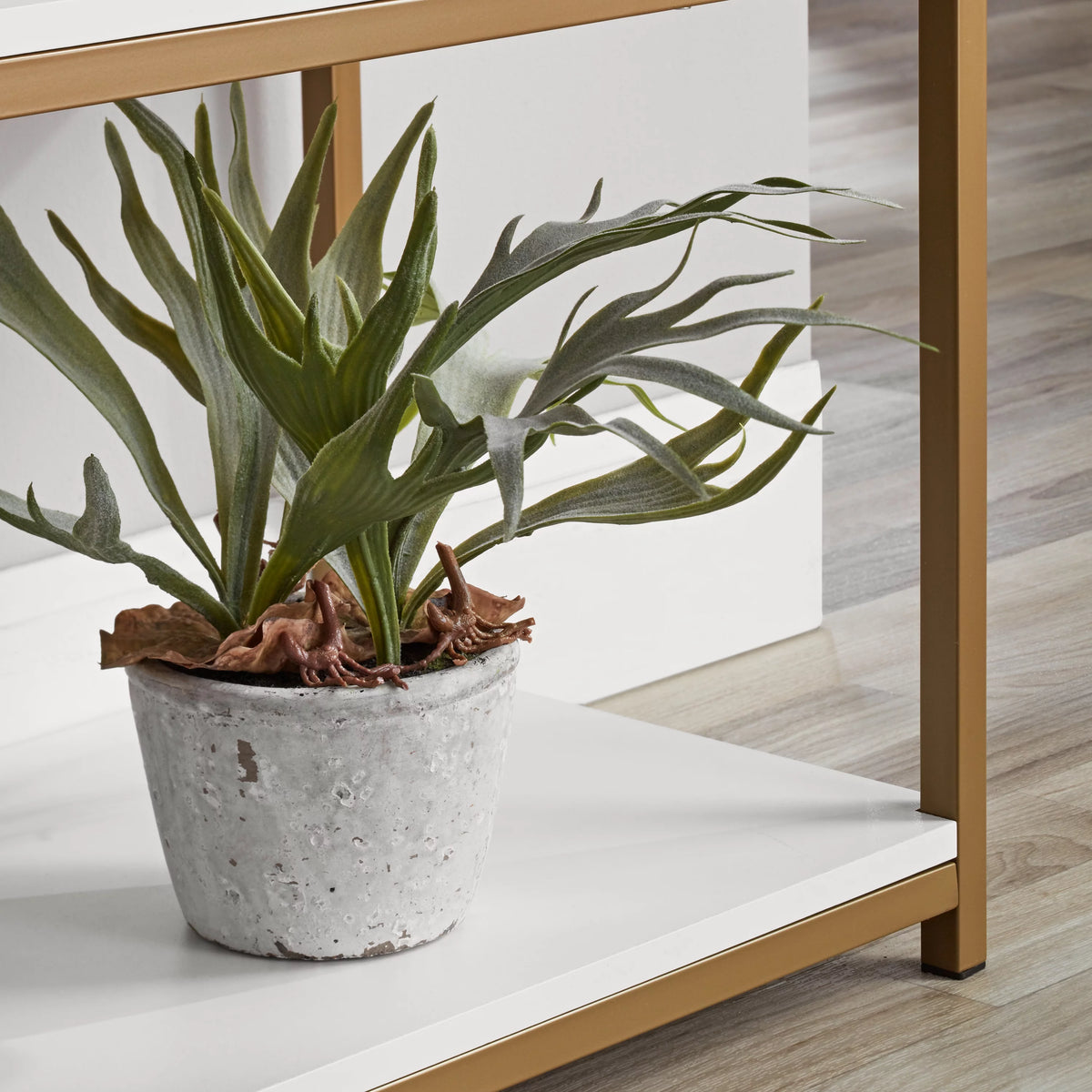 6-Shelf Metal Frame Bookcase D938